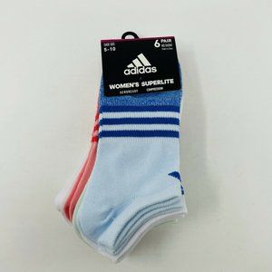 Adidas Shoe Size 5-10 Superlite Compression Socks